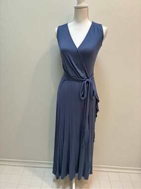 Sundance Sleeveless Maxi Dress in Slate Blue
